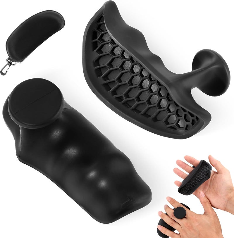 HUAFA Anti-Slip Workout Grips, Gym Grips Weight Lifting Grips Pads, Ergonomics Weight Lifting Gloves for Men Women Deadlift, Fitness Training and Exercise, Gym Grips Pads for Palm Protection - Image 1